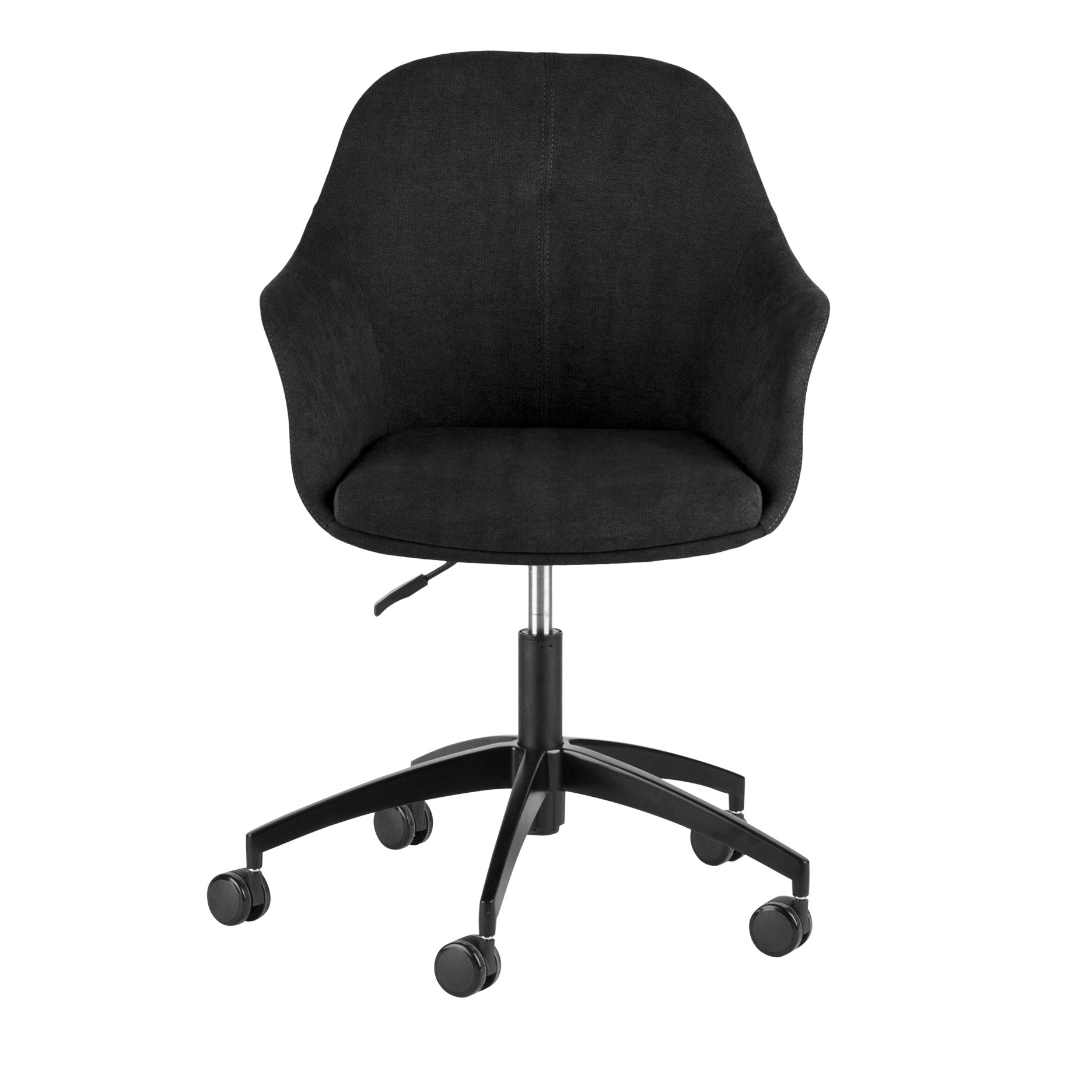 New Age sort stof m. kontorben